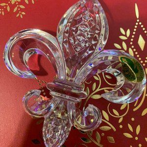 New in Box!  Waterford Fleur-de-Lys Ornament